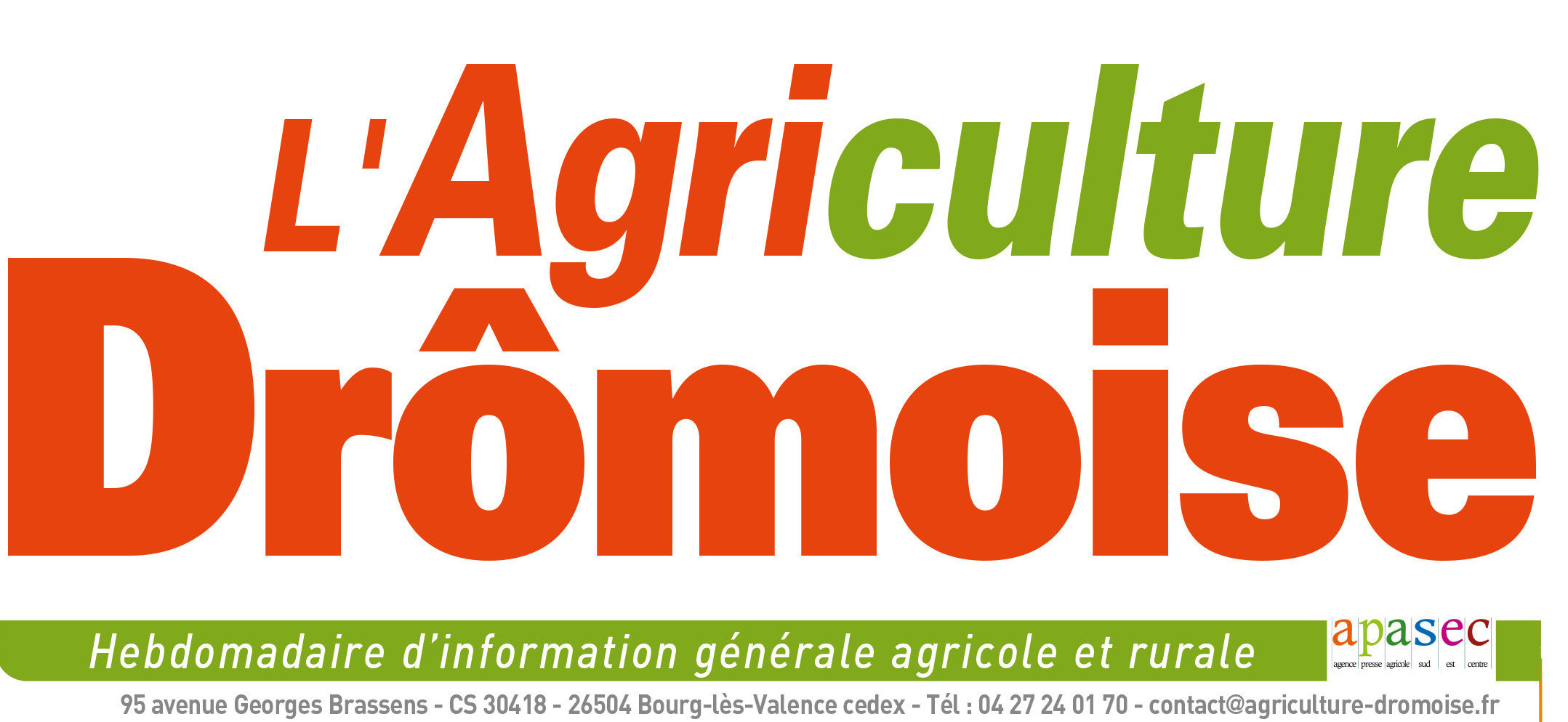 You are currently viewing Un nouveau logo pour l&rsquo;Agriculture Drômoise