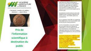 Lire la suite à propos de l’article Nouvelle édition du Prix de l’information scientifique à destination du public